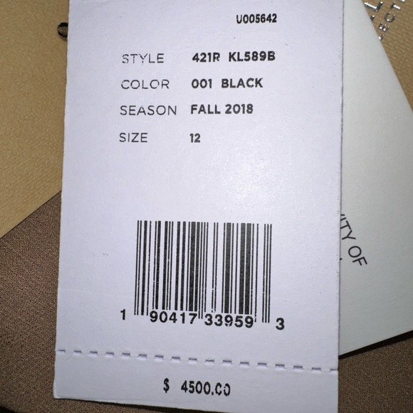 NWT MICHAEL KORS COLLECTION Beaded one shoulder party dress black AUTHENTIC NEW - Picture 14 of 16